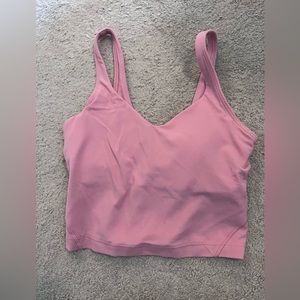 Lululemon light pink align tank size 2